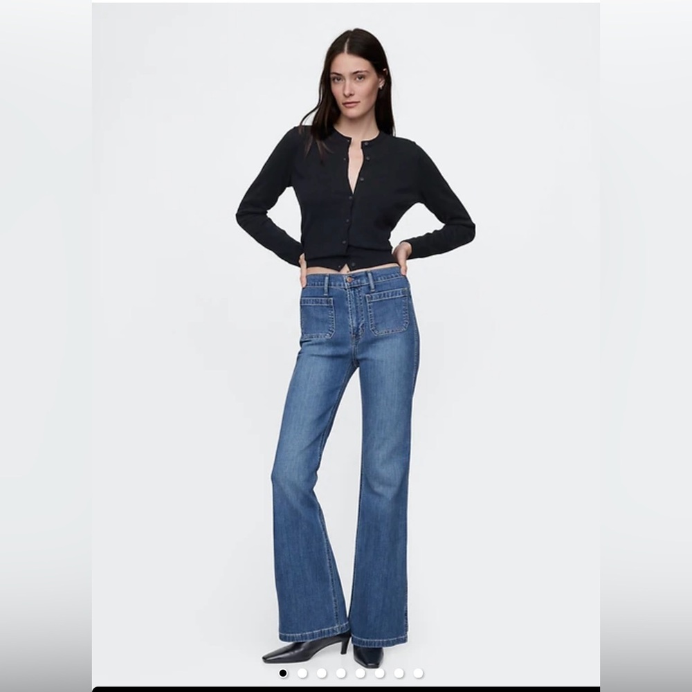 Gap 70’s Flare High Rise Blue Women's Jeans NWT size 33